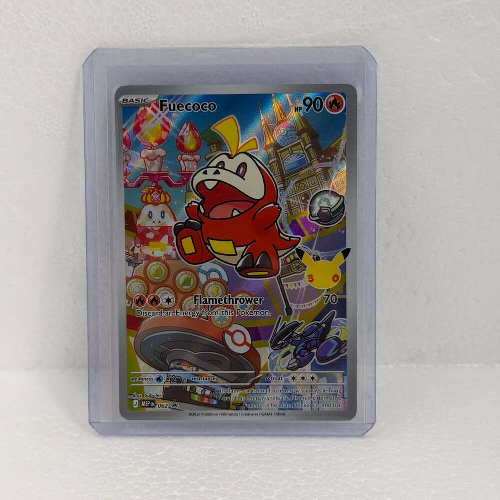 Pokémon Fuecoco MEP EN 062 Promo Holofoil Trading Card